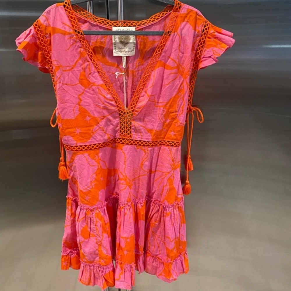 Z&L FABULOUS dress! See pic for all design details & measurements 💗🧡UNIQUE🧡💗